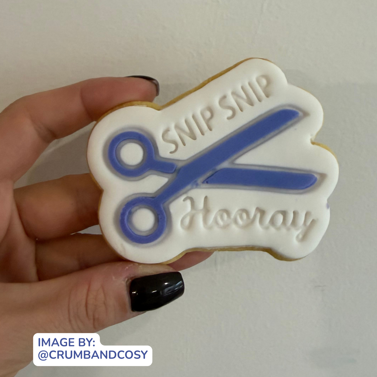 Snip Snip Hooray! Cookie Stamp & Cutter