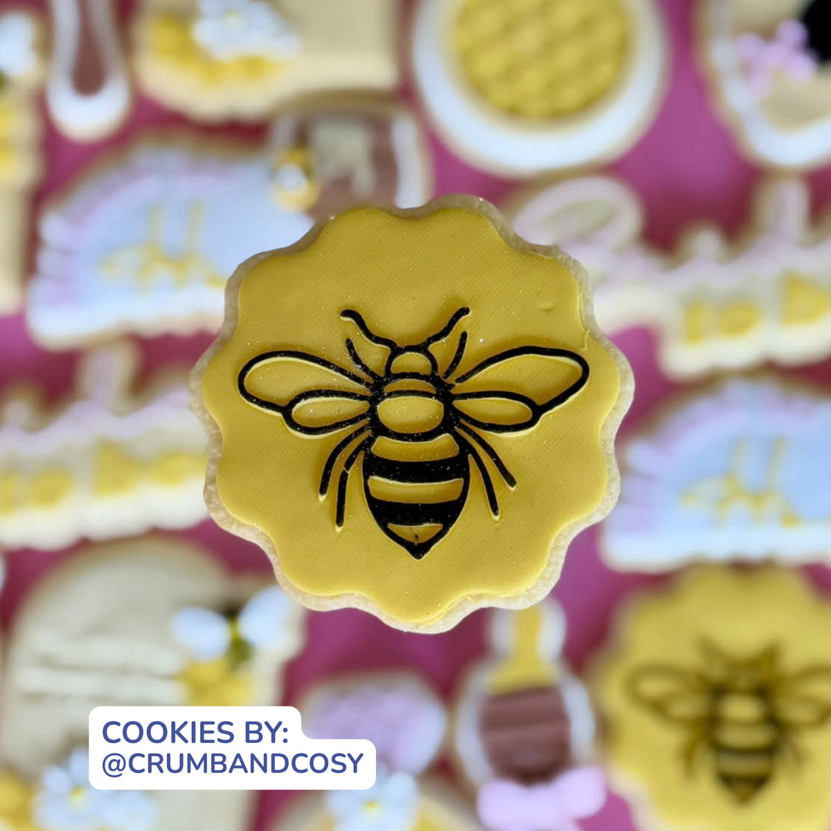 Bee Cookie Debossor