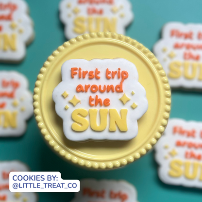 First trip around the sun cookie set