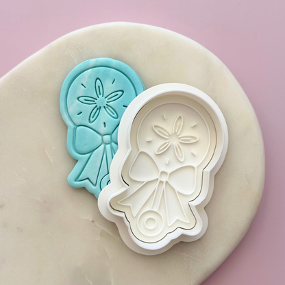Ocean baby rattle Cookie Stamp & Cutter