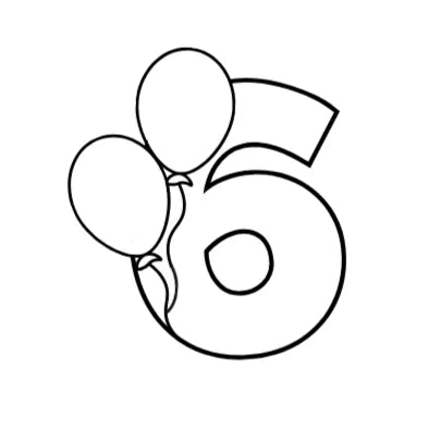 Birthday number balloon Cookie Cutter & Fondant Embosser