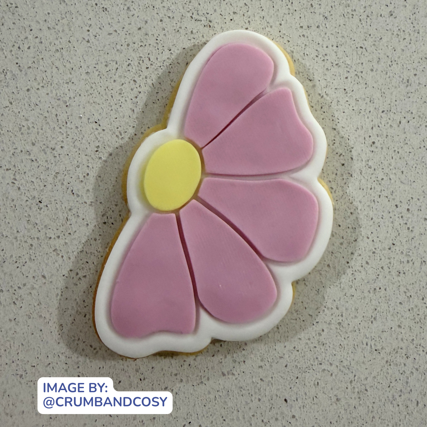 Half Flower Cookie Cutter & Stamp