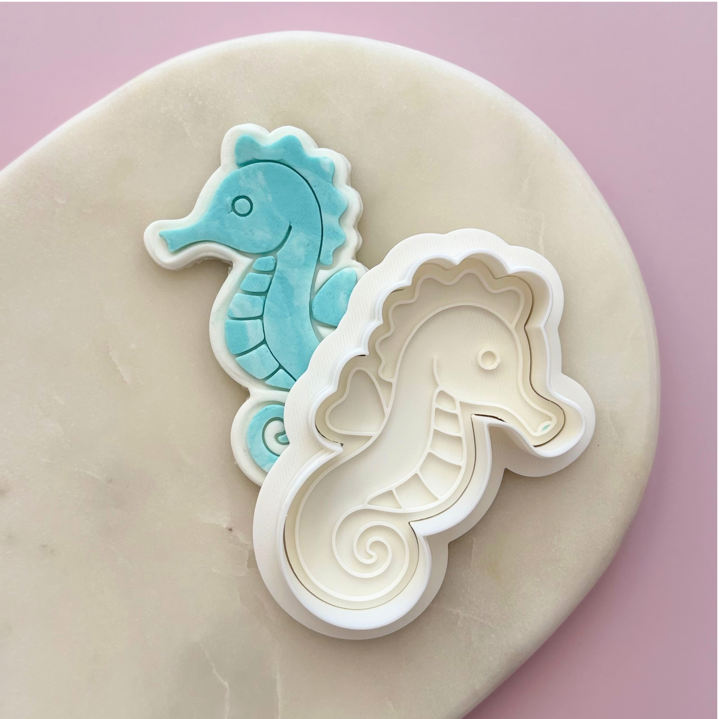 Seahorse Cookie Stamp & Cutter