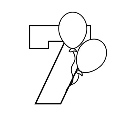 Birthday number balloon Cookie Cutter & Fondant Embosser