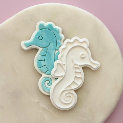 Seahorse Cookie Stamp & Cutter