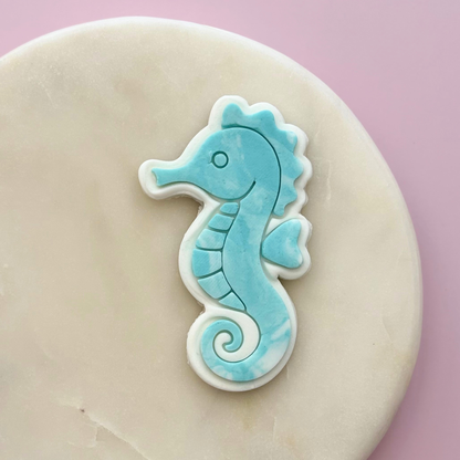 Seahorse Cookie Stamp & Cutter