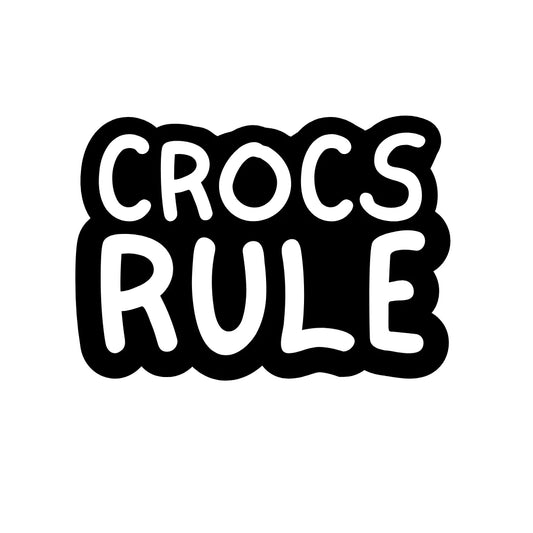 CROCS RULE Cookie Cutter & Fondant Debosser