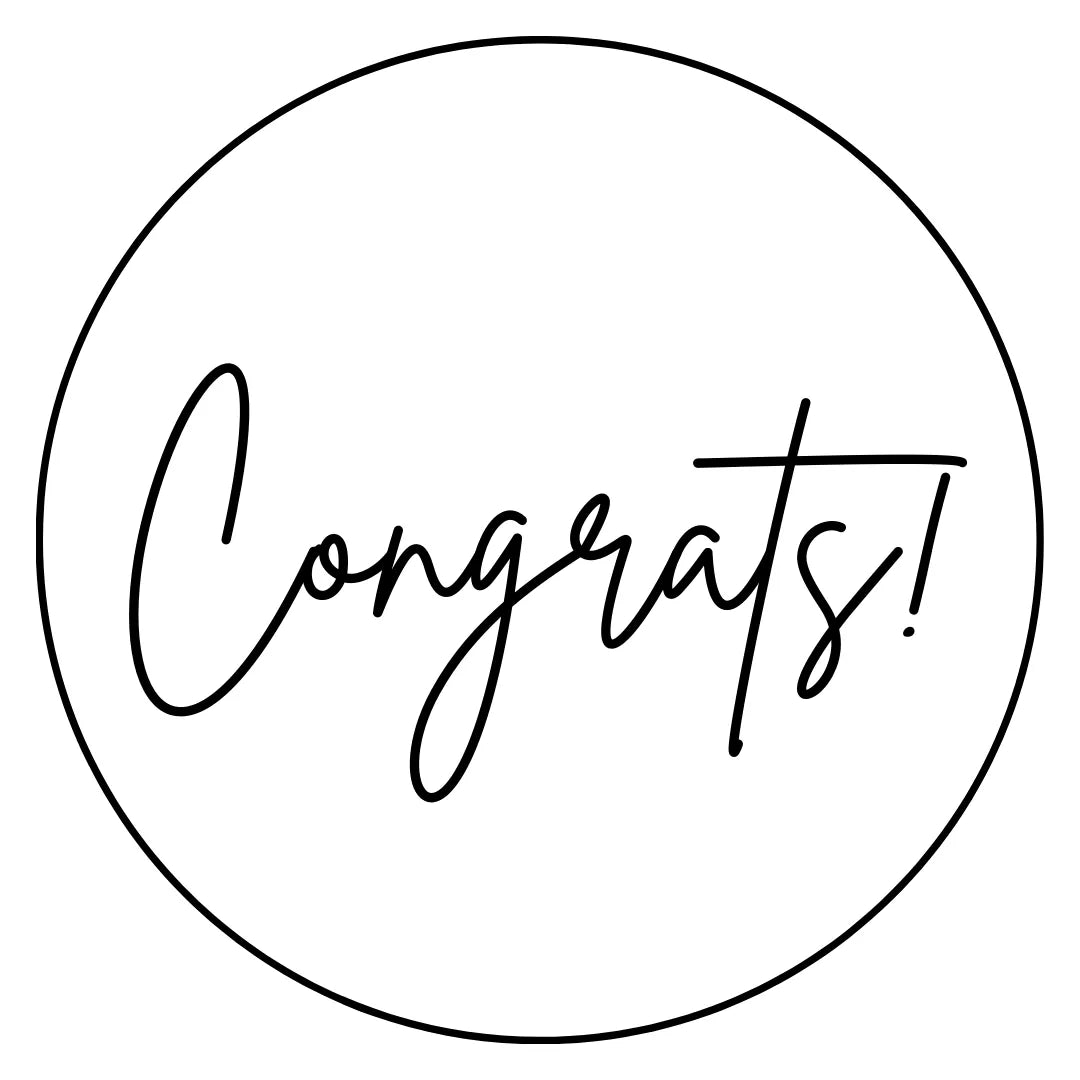 Congrats! Fondant Embosser