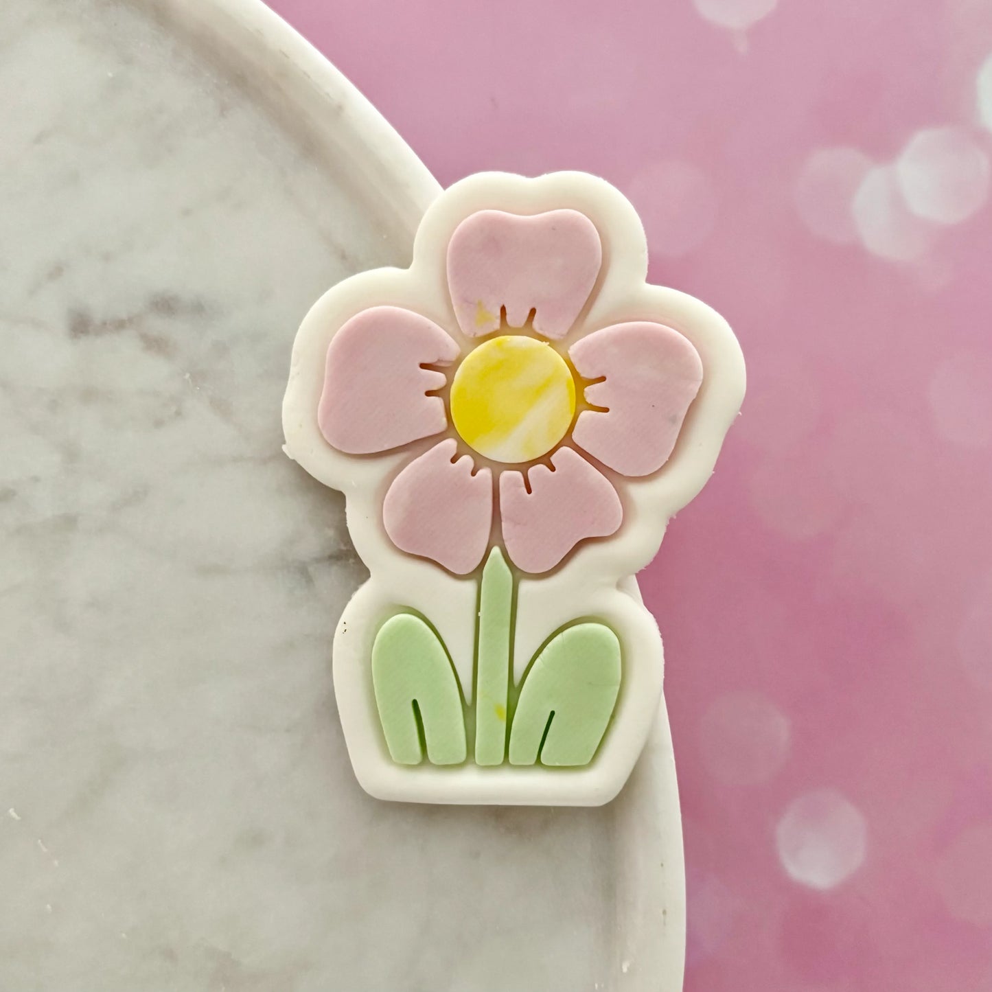 Flower from ground Cookie Cutter & Fondant Embosser