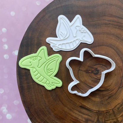 Roar Dinosaur SET Cookie Cutters & Fondant Embossers