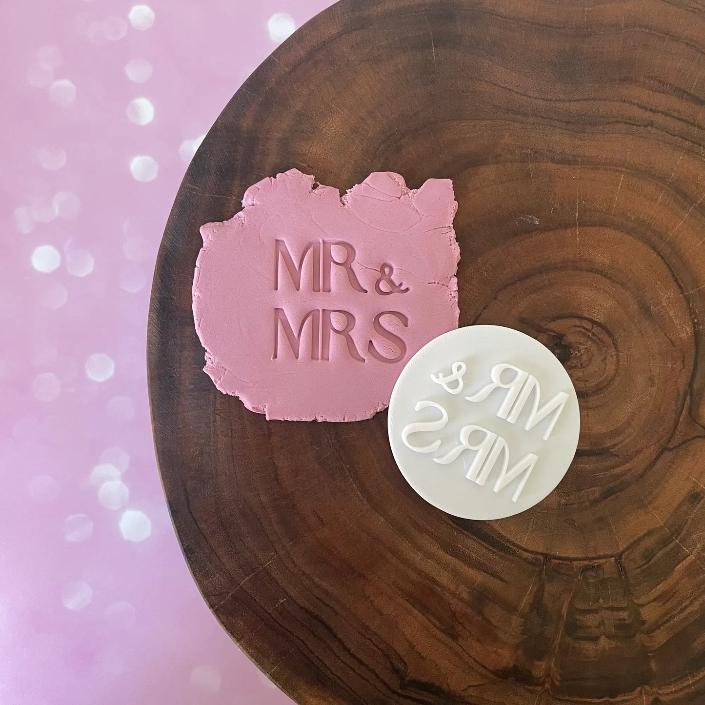 MR & MRS (Style 1) Fondant Embosser
