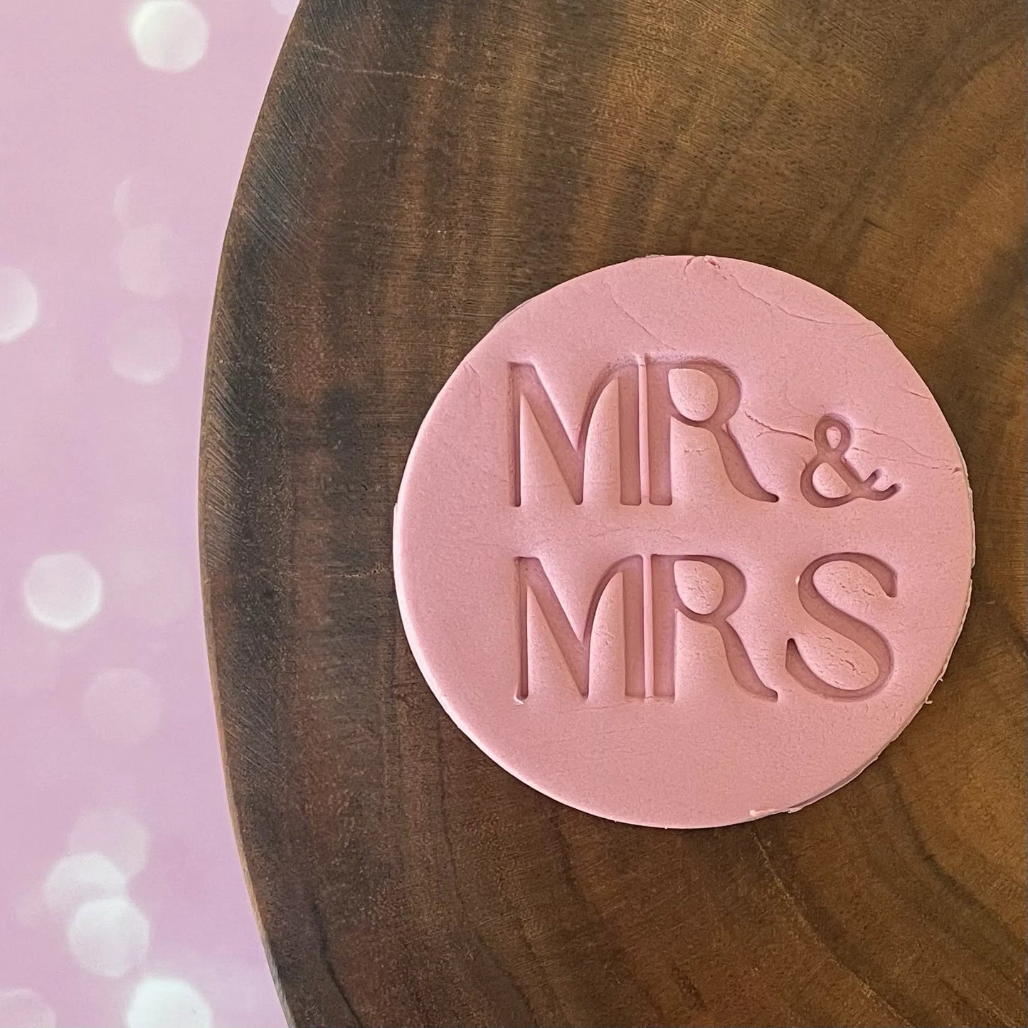 MR & MRS (Style 1) Fondant Embosser
