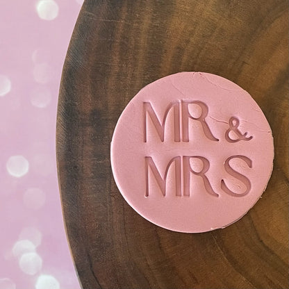 MR & MRS (Style 1) Fondant Embosser
