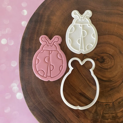 Lady Bug Cookie Cutter & Fondant Embosser