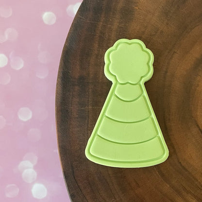 Party Hat Cookie Cutter & Fondant Embosser