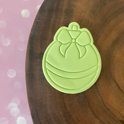 Bauble Cookie Cutter & Fondant Embosser