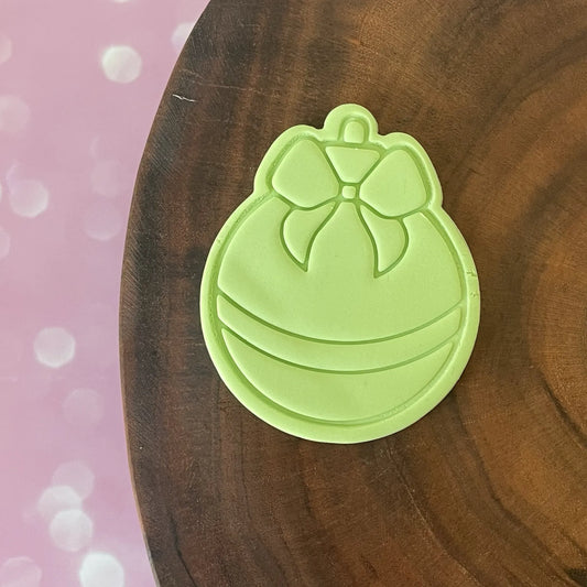 Bauble Cookie Cutter & Fondant Embosser