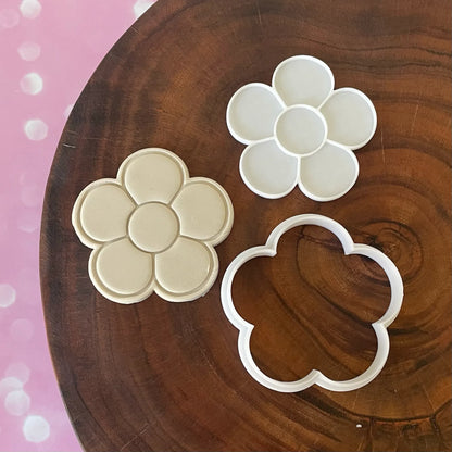 Simple Daisy Cookie Cutter & Fondant Embosser