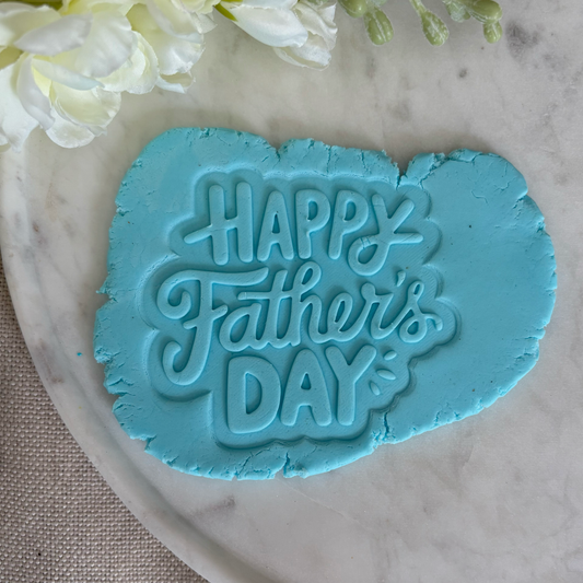 Happy Father's Day - funky Cookie Cutter & Fondant Debosser