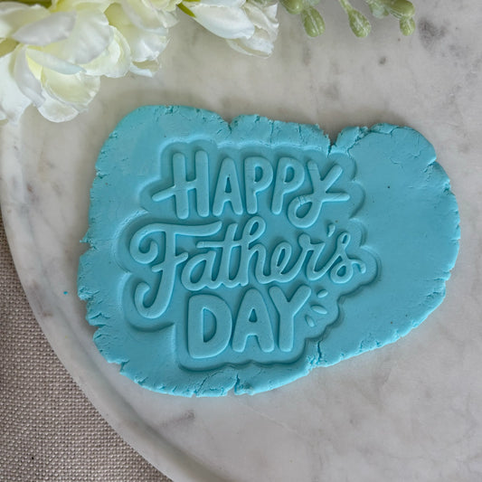 Happy Father's Day - funky Cookie Cutter & Fondant Debosser