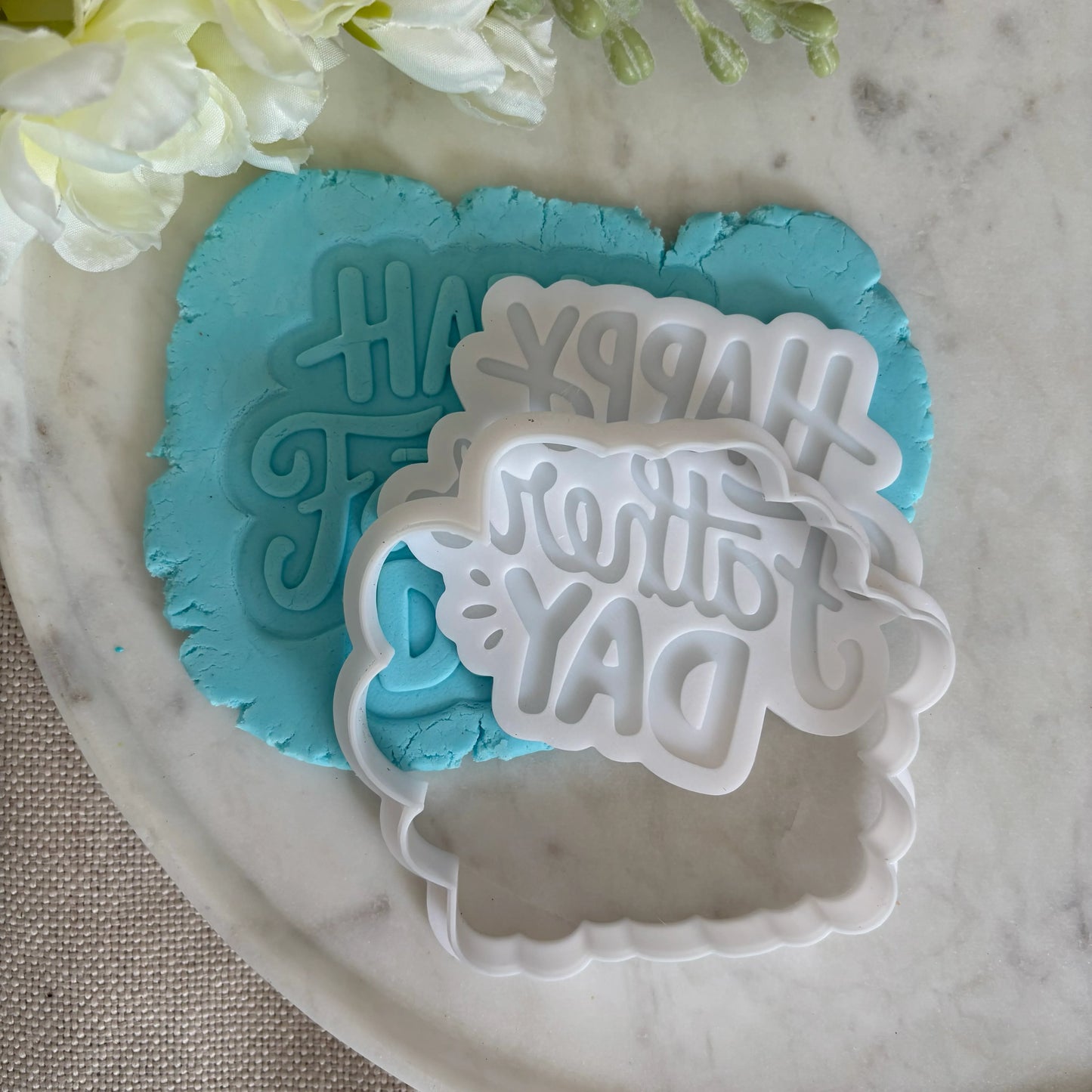 Happy Father's Day - funky Cookie Cutter & Fondant Debosser