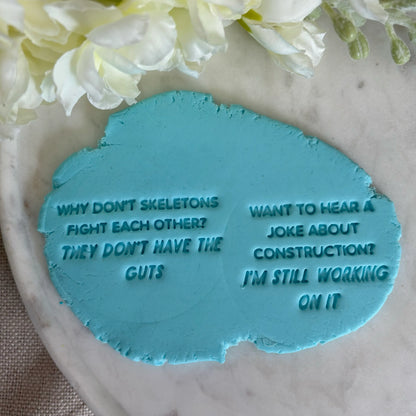 Dad Jokes Fondant Embosser SET