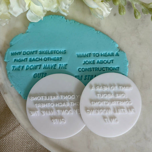 Dad Jokes Fondant Embosser SET