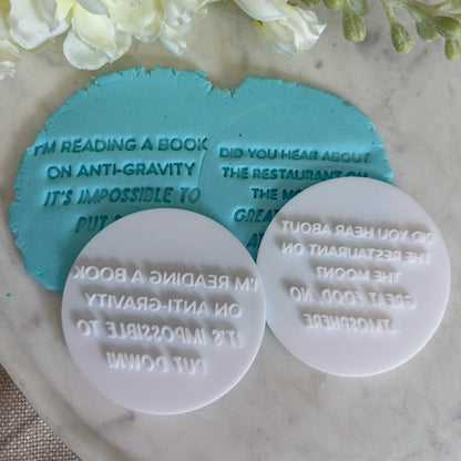 Dad Jokes Fondant Embosser SET
