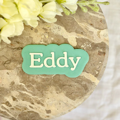 Personalised cookie name stamp & cutter