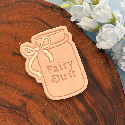 Fairy dust jar Cookie Cutter & Fondant Embosser