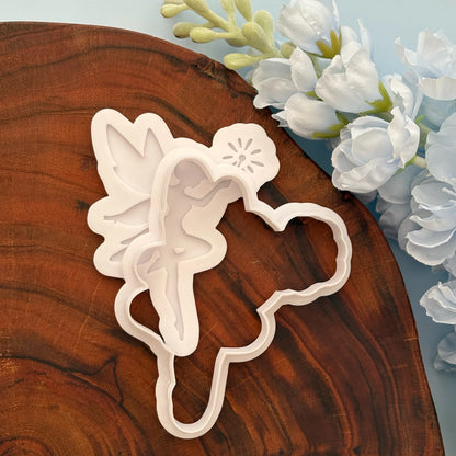 Fairy Silhouette Cookie Cutter & Fondant Debosser