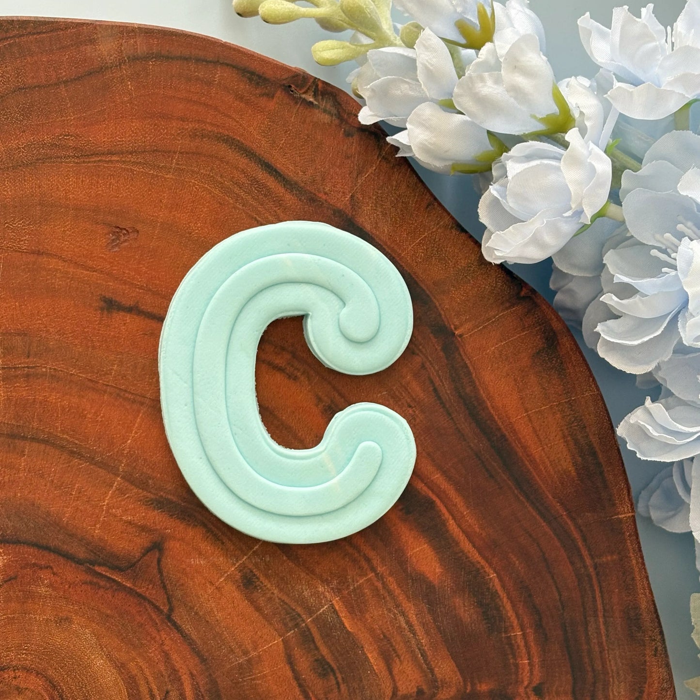 Alphabet Letter Cookie Cutter & Fondant Debosser