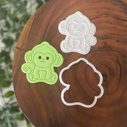 Jungle Animals Cookie Cutters & Fondant Embossers