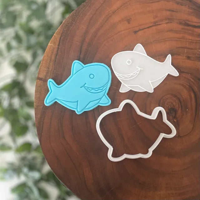 Shark Cookie Cutter & Fondant Embosser