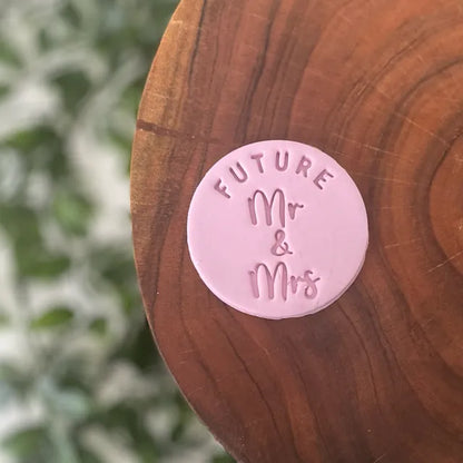 Future Mr & Mrs Style 1 Fondant Embosser