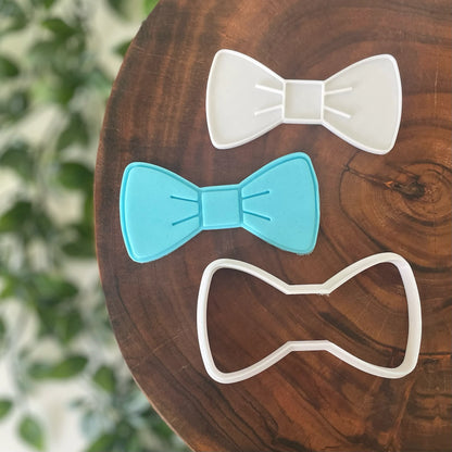 Bow Tie Cookie Cutter & Fondant Embosser