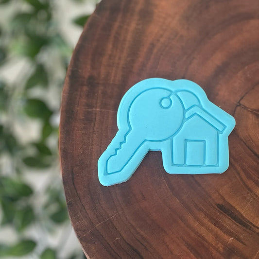 House and Keys - New home/house Cookie Cutter & Fondant Embosser
