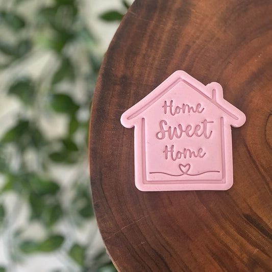 Home Sweet Home Cookie Cutter & Fondant Embosser