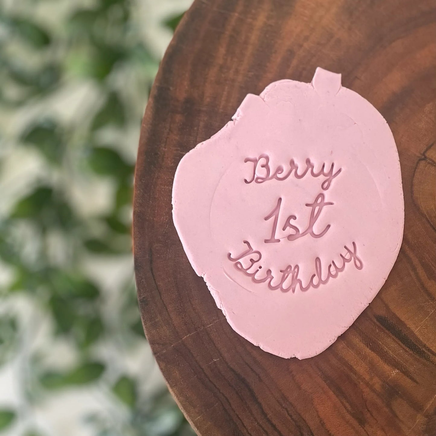 Berry 1st Birthday Fondant Embosser