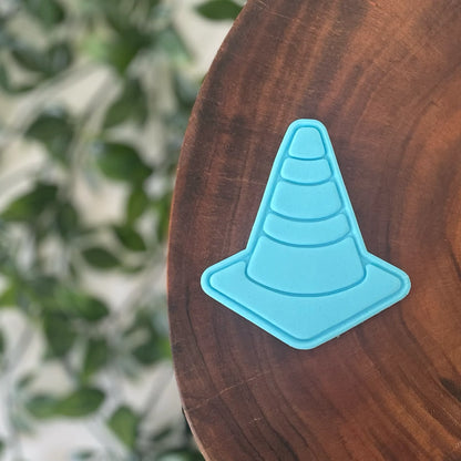Traffic Cone Cookie Cutter & Fondant Embosser