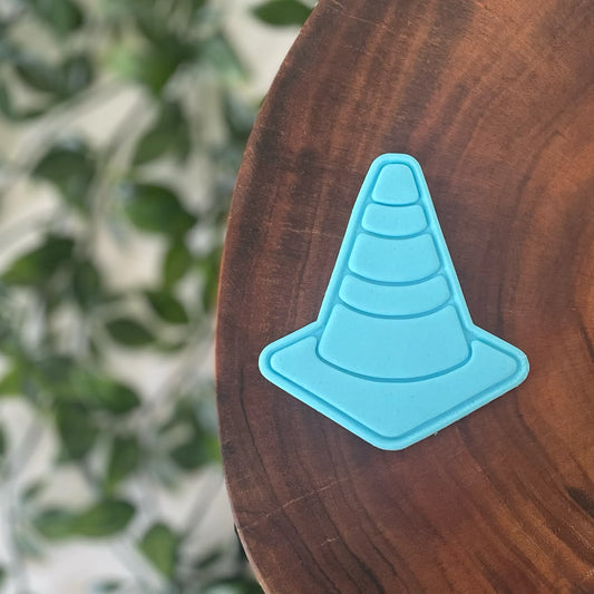 Traffic Cone Cookie Cutter & Fondant Embosser