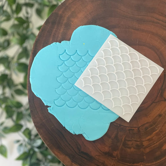 Scales Fondant Embosser Plate