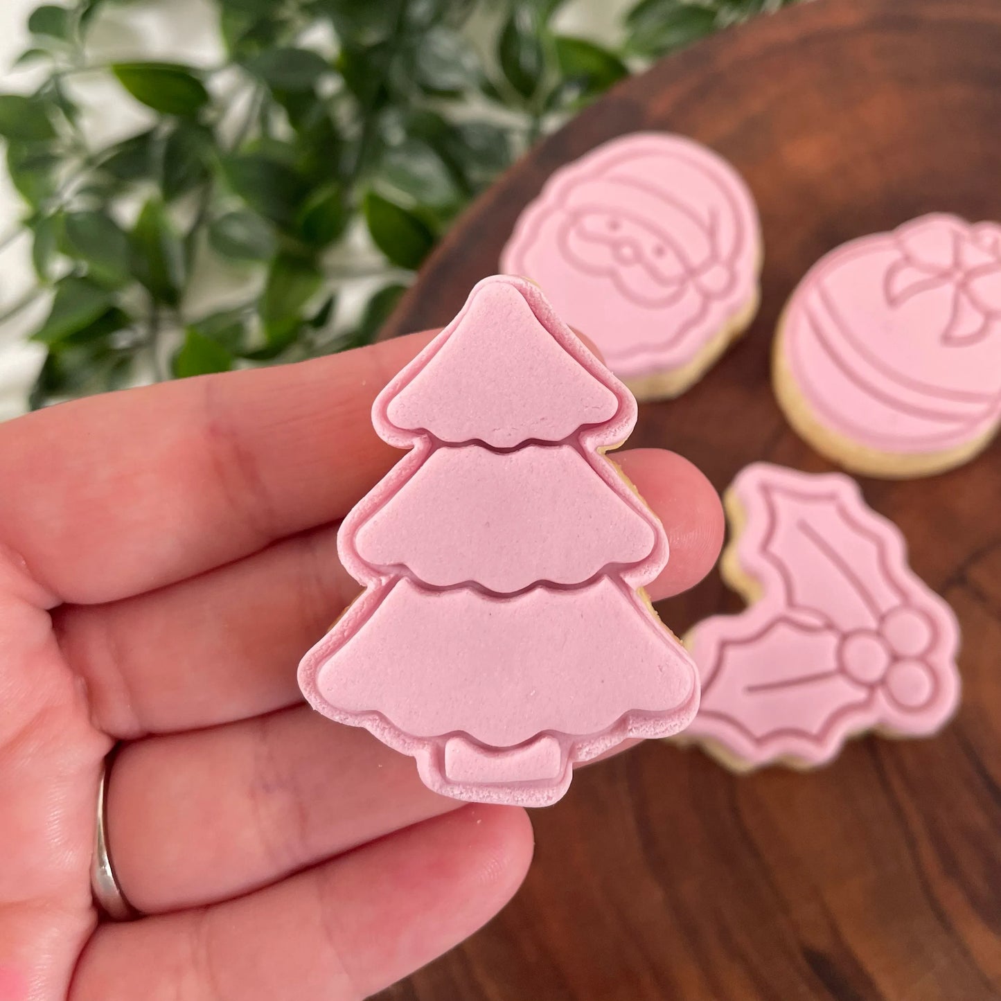 Christmas tree MINI Cookie Cutter & Fondant Embosser