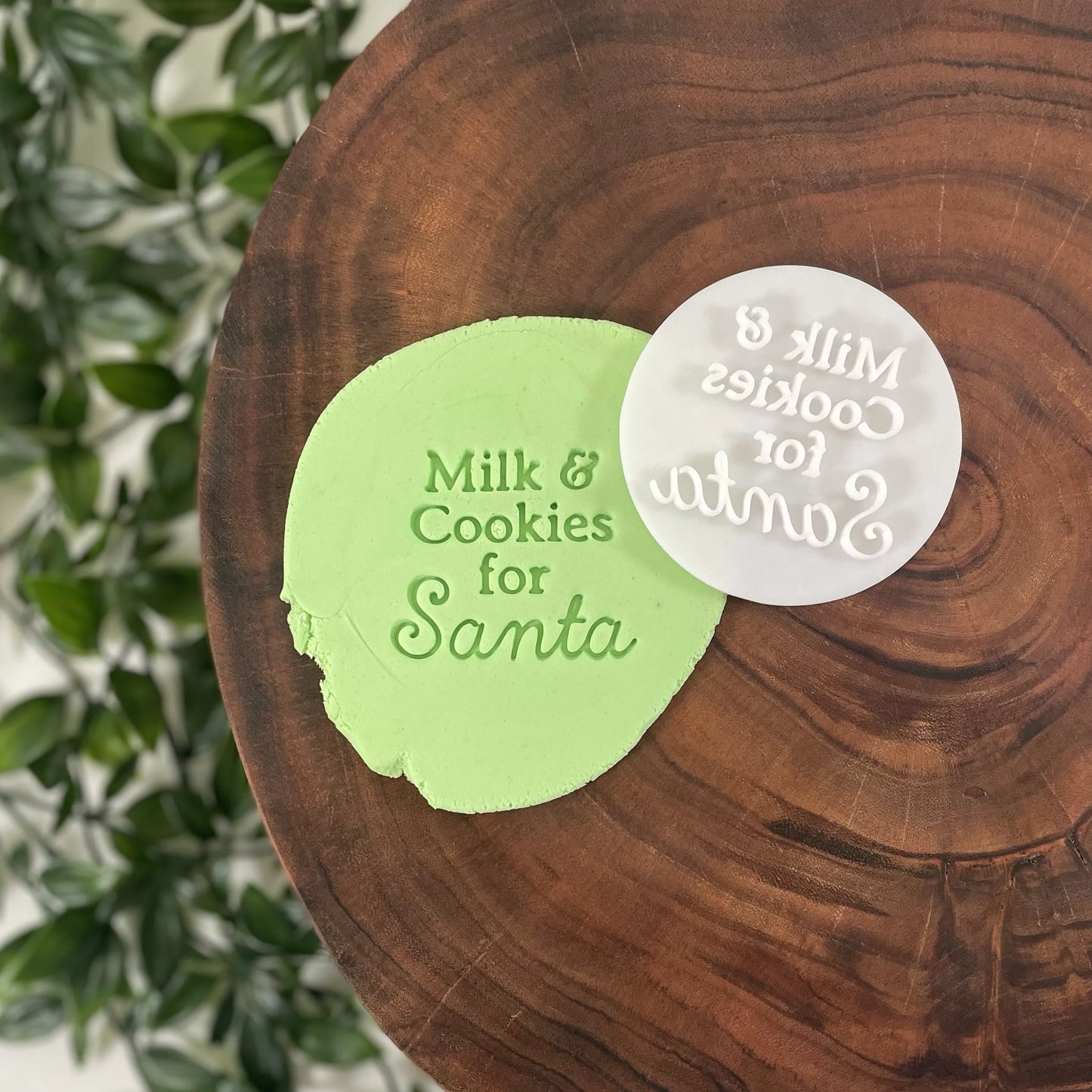 Milk and Cookies for Santa Fondant Embosser