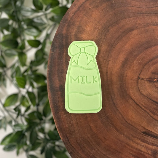 Milk for Santa Cookie Cutter & Fondant Embosser