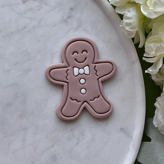 Ginger Bread Man Cookie Cutter & Fondant Embosser