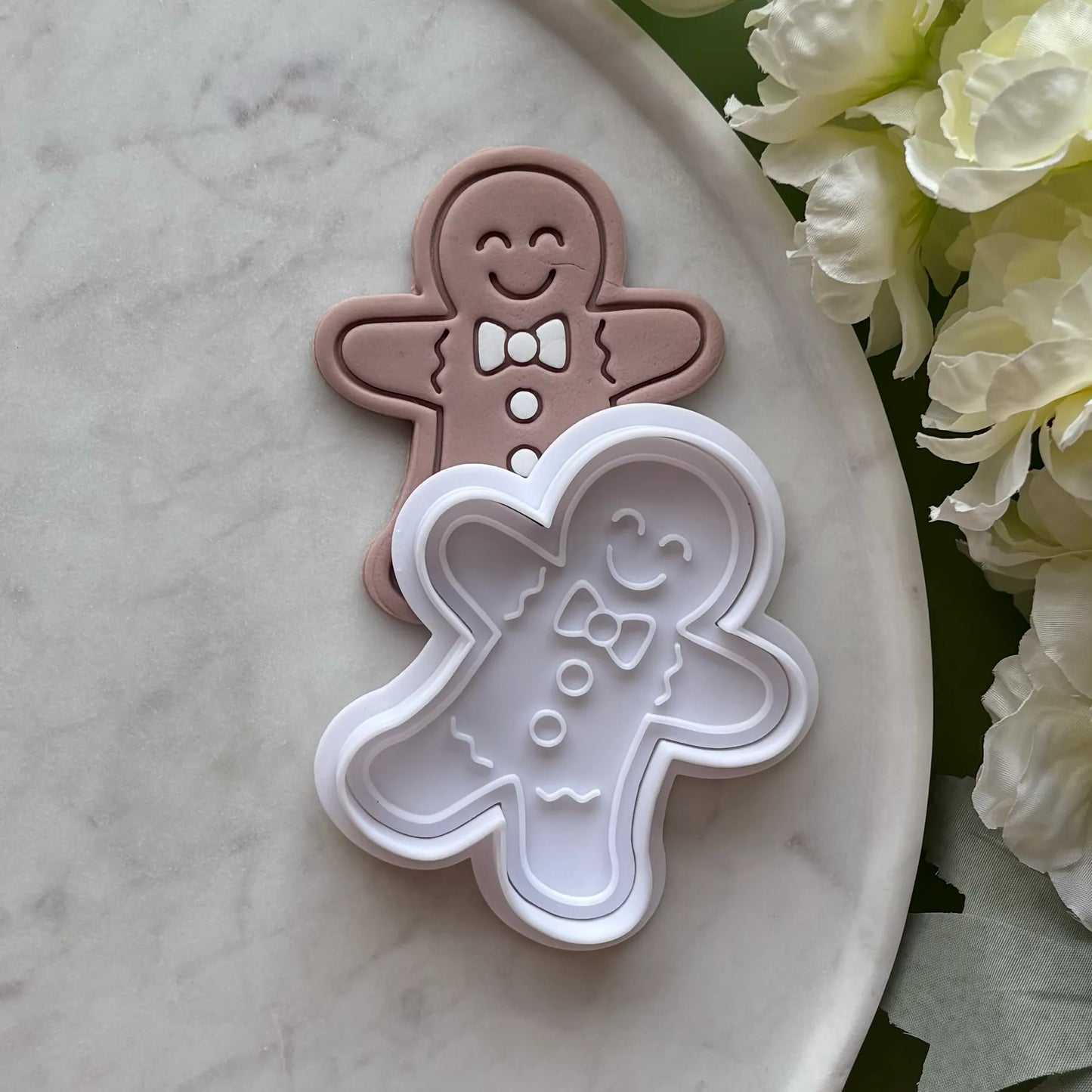 Ginger Bread Man Cookie Cutter & Fondant Embosser