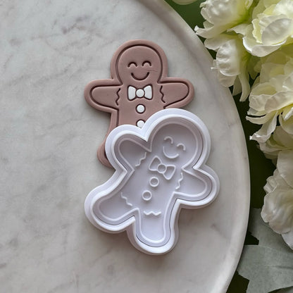 Ginger Bread Man Cookie Cutter & Fondant Embosser