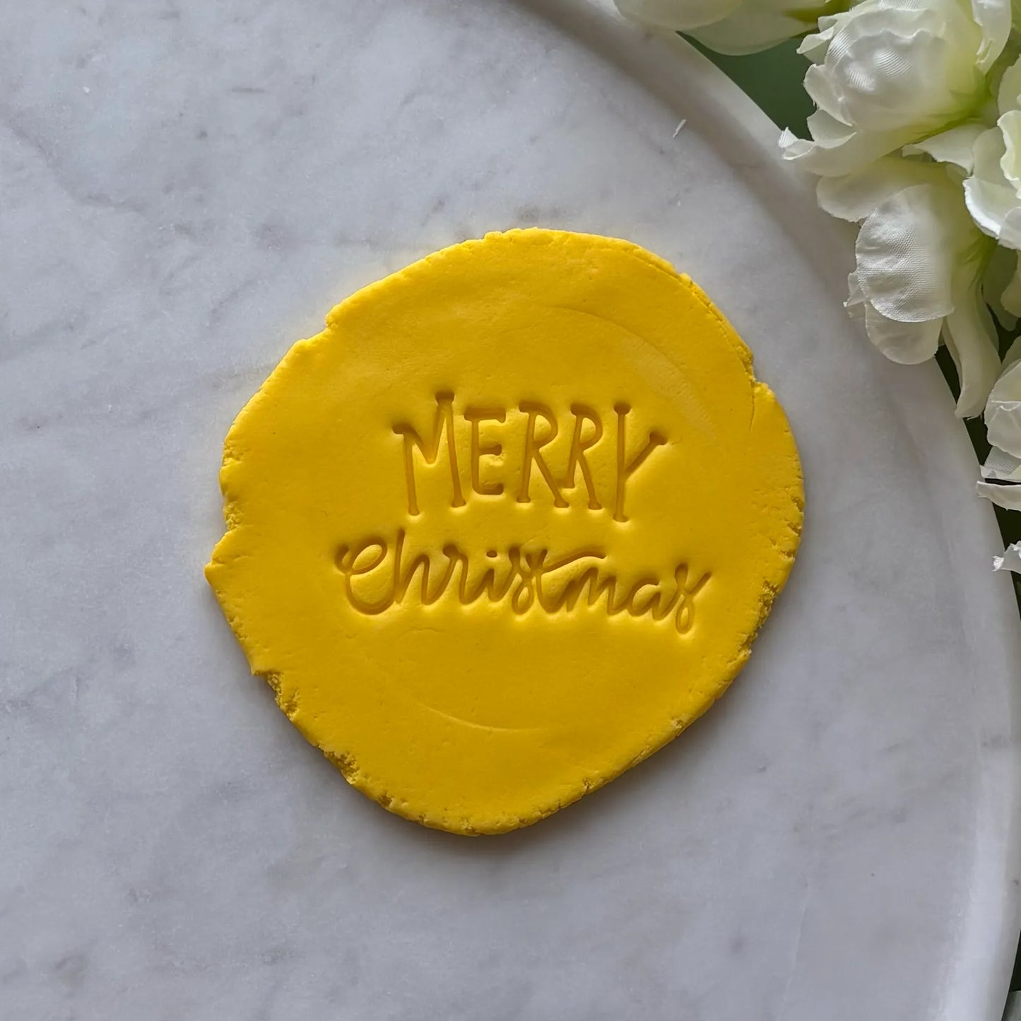 Merry Christmas Fondant Embosser