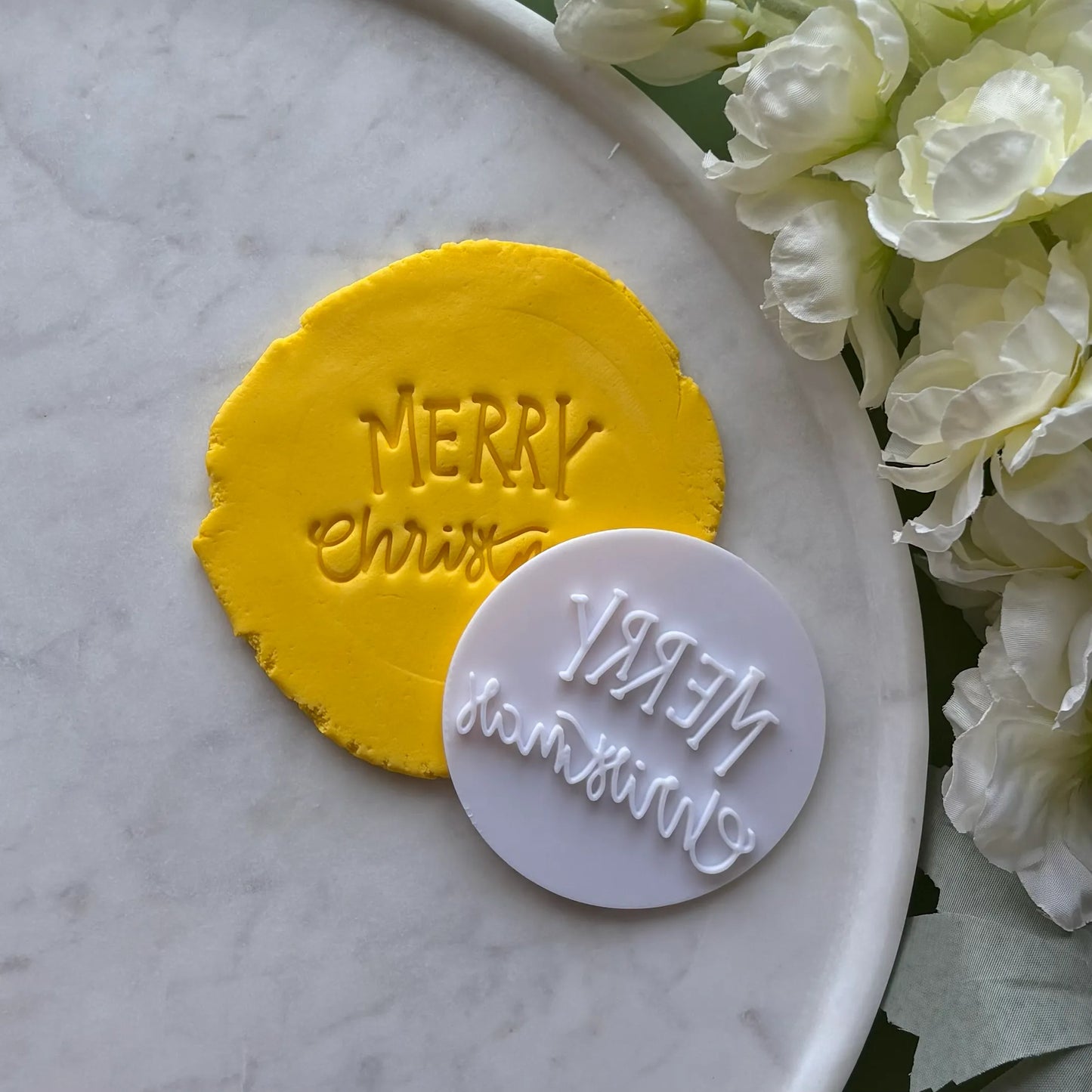 Merry Christmas Fondant Embosser